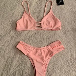 baby pink bikini